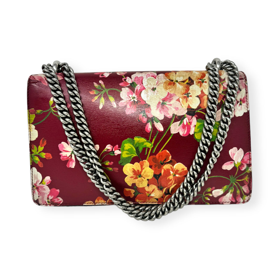 Blooms Dionysus Shoulder Bag - Romantic Cherry Multicolor Luxury Designer By Gucci  Size: Medium