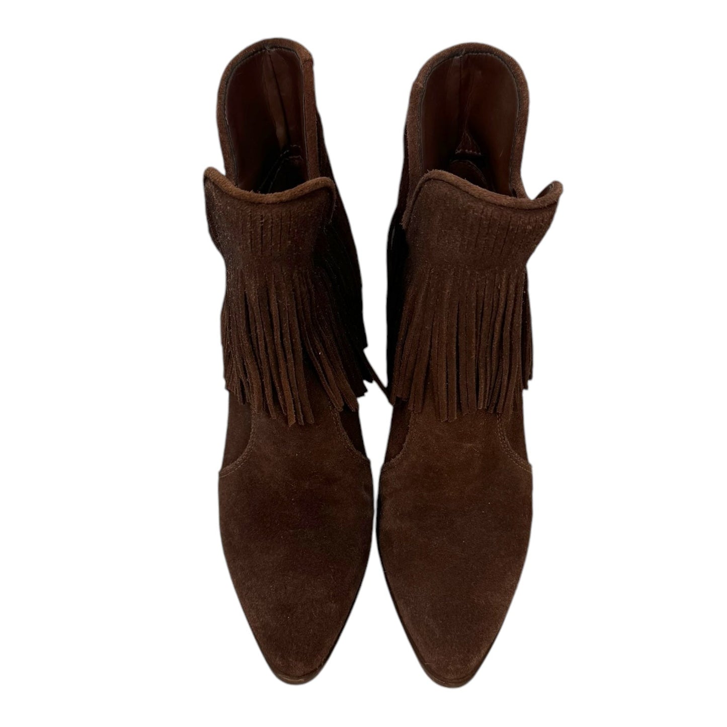 Felixx Fringed Boots By Antonio Melani In Brown, Size: 7.5