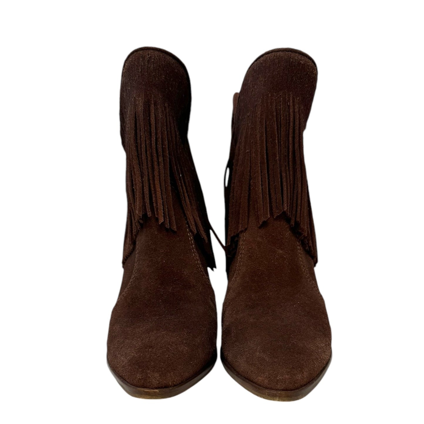 Felixx Fringed Boots By Antonio Melani In Brown, Size: 7.5