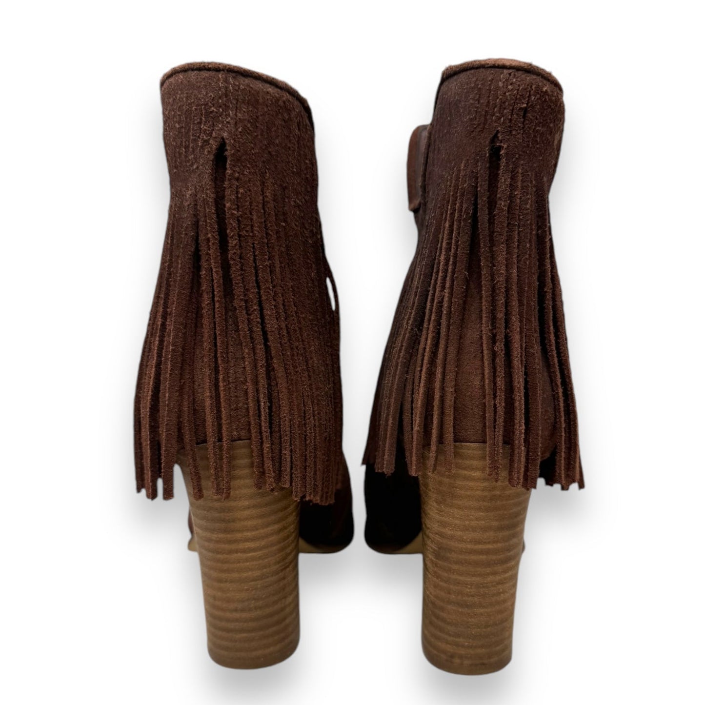 Felixx Fringed Boots By Antonio Melani In Brown, Size: 7.5