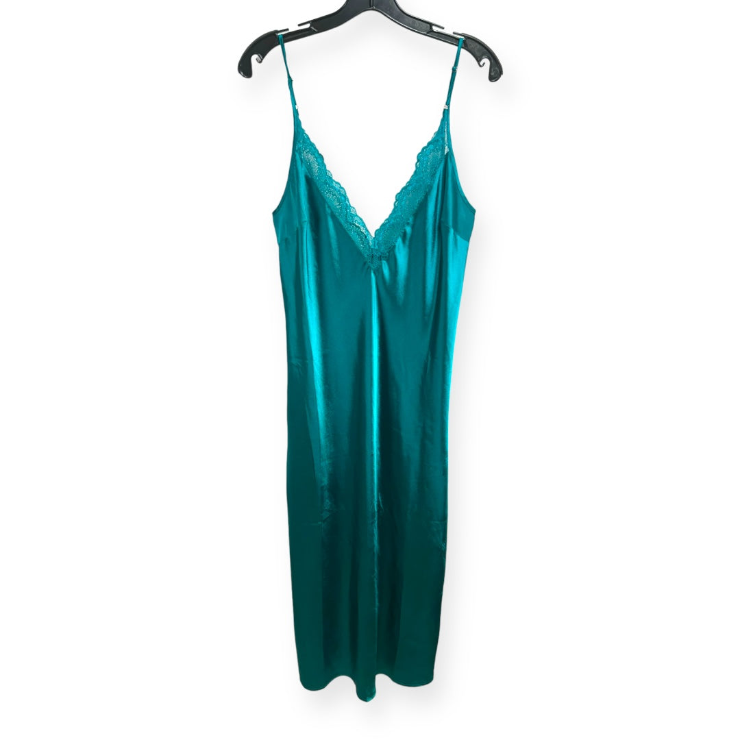 Teal Dress Casual Midi Inc, Size M