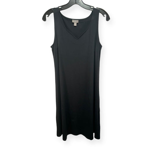 Black Dress Casual Midi J Jill, Size Xs