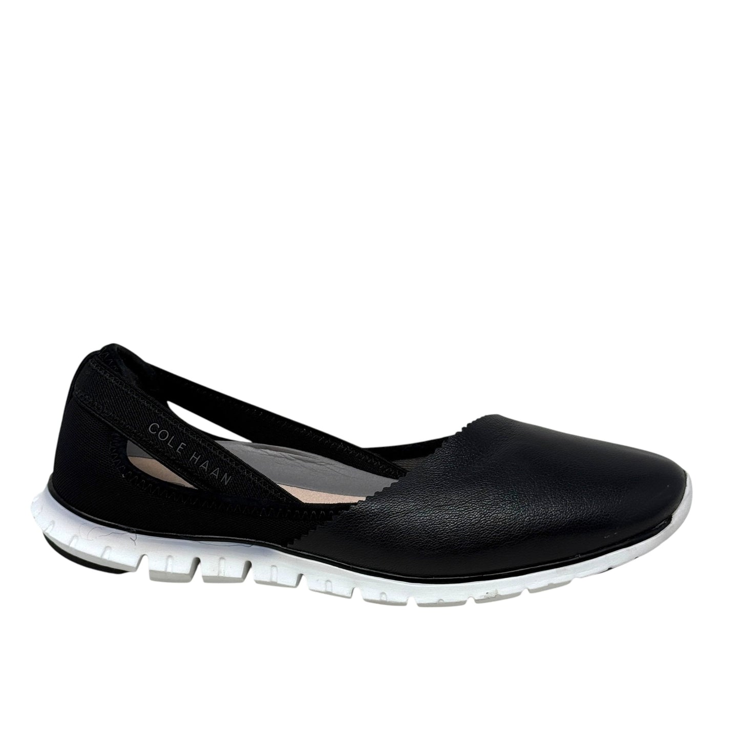 Zerogrand Leather Slip On Sneakers By Cole-haan In Black, Size: 9