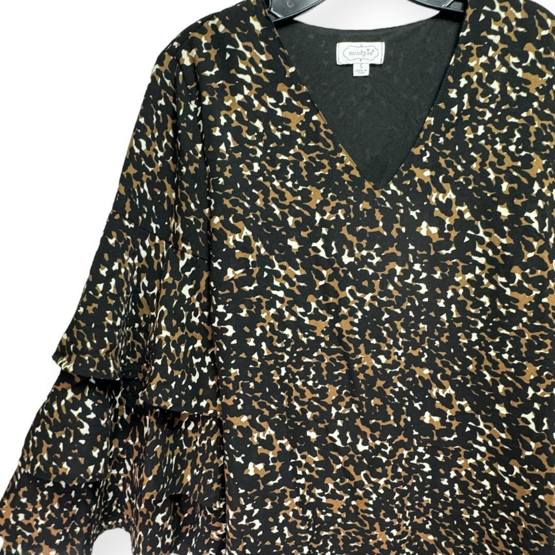 Animal Print Dress Casual Short Mudpie, Size S