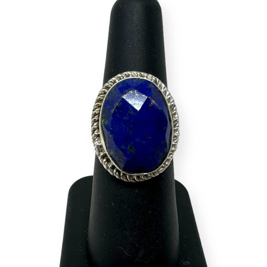 Ring Sterling Silver And Lapis  By Clothes Mentor  Size: 6
