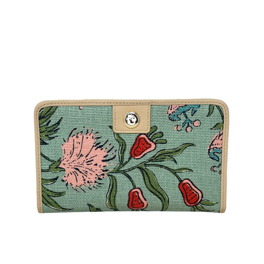 Snap Wallet Hamilton Floral Block Print By Spartina  Size: Large