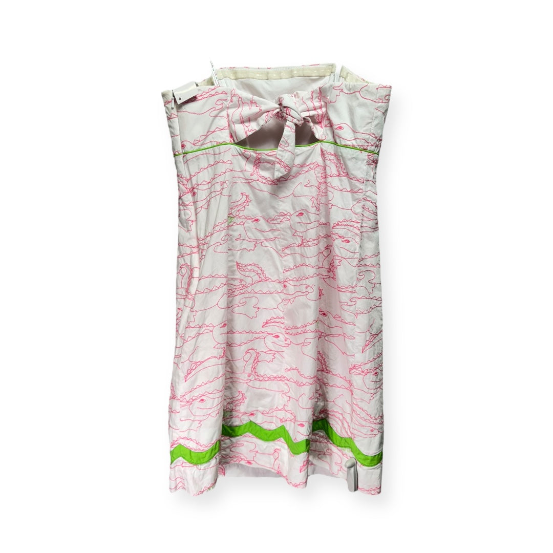 Alligator Embroidered Dress Designer By Lilly Pulitzer  Size: 2