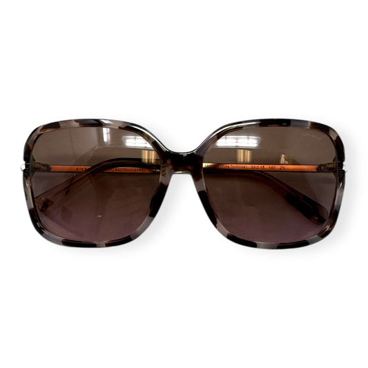 Pink Tortoise Open Frame Sunglasses Designer By Coach