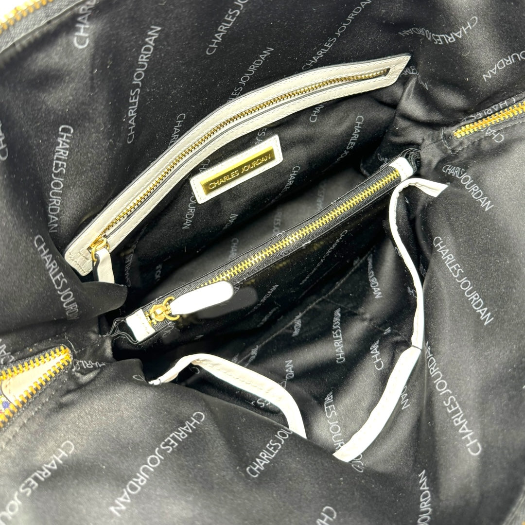 Savannah 5 Tote Handbag Designer By Charles Jordan  Size: Medium