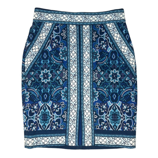 Blue Skirt Midi Loft, Size 4