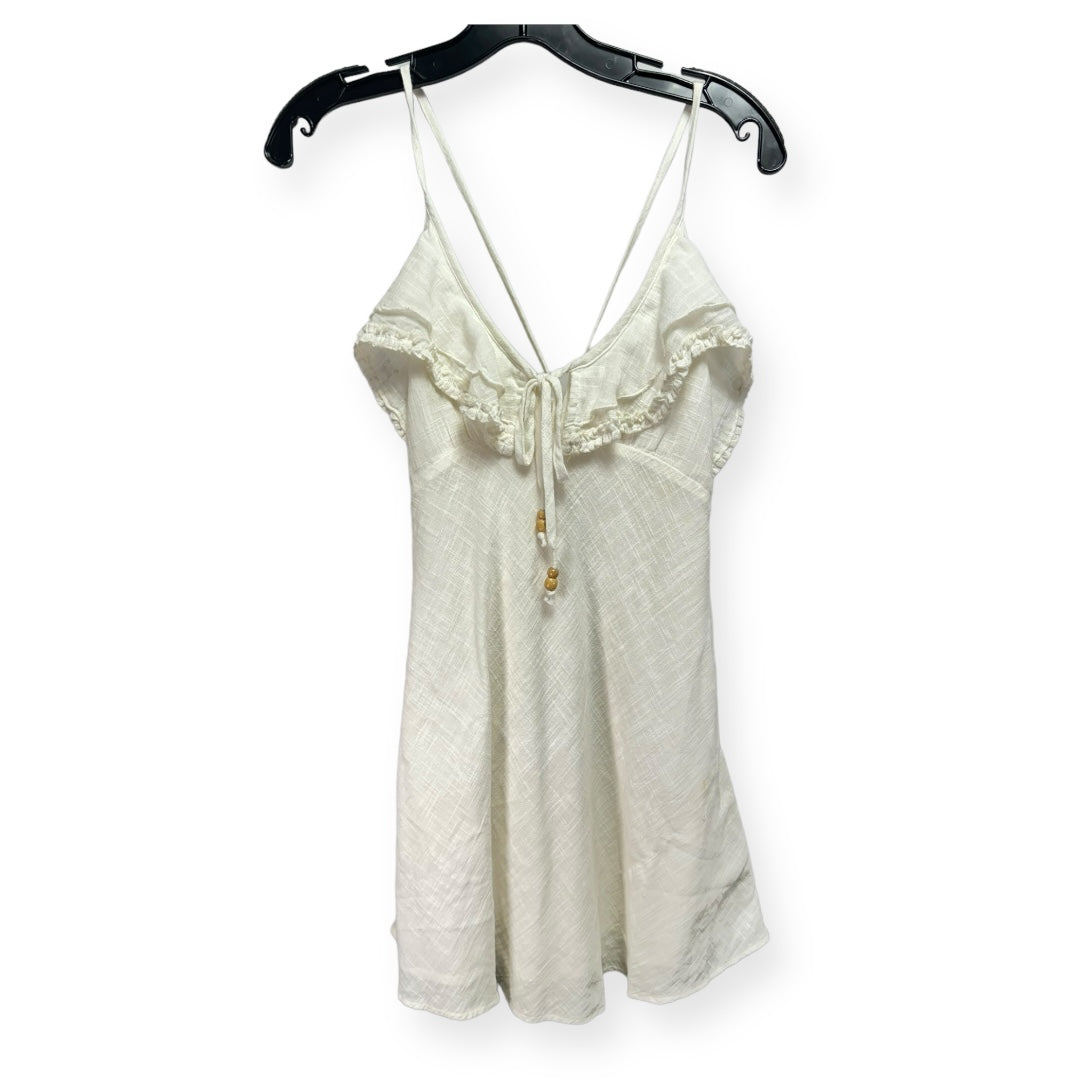 Love Forever Mini Dress in Ivory By Free People, Size XS