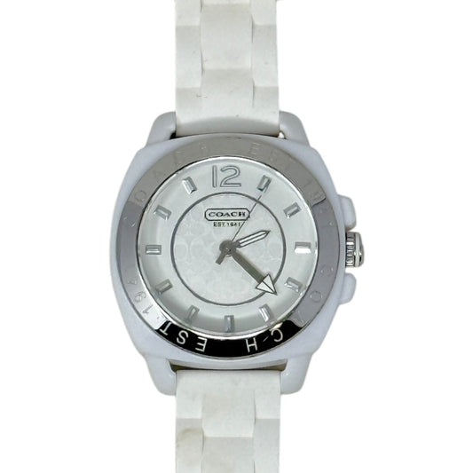 Boyfriend Rubber Strap Watch Designer By Coach