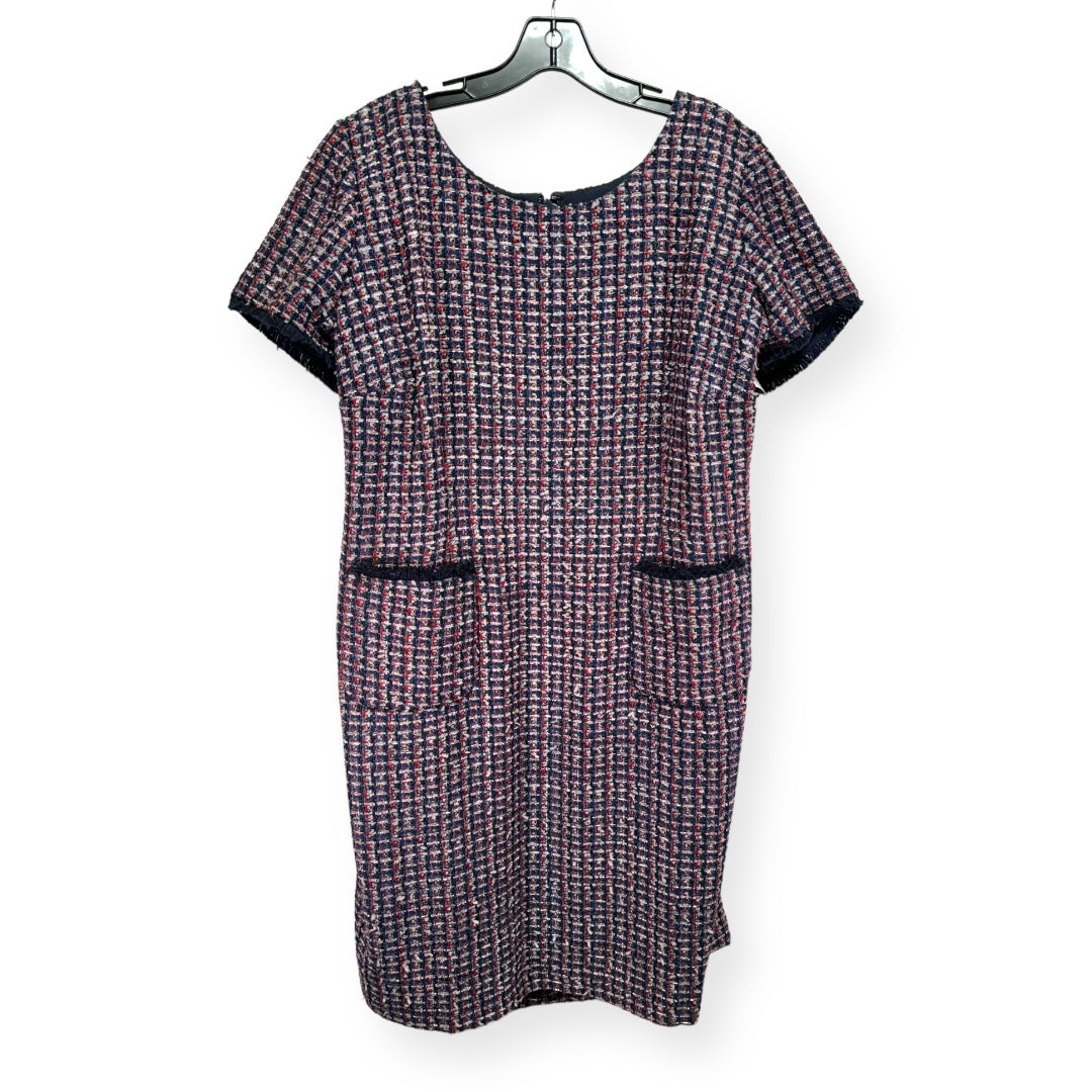 Tweed Multi-colored Dress Casual Maxi Talbots, Size 1x