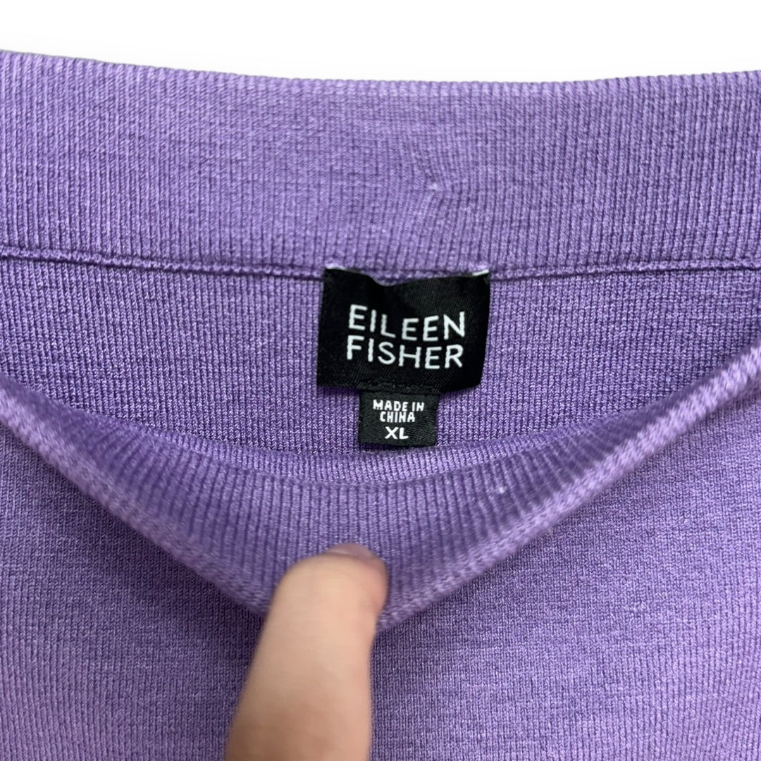 Purple Skirt Designer Eileen Fisher, Size Xl