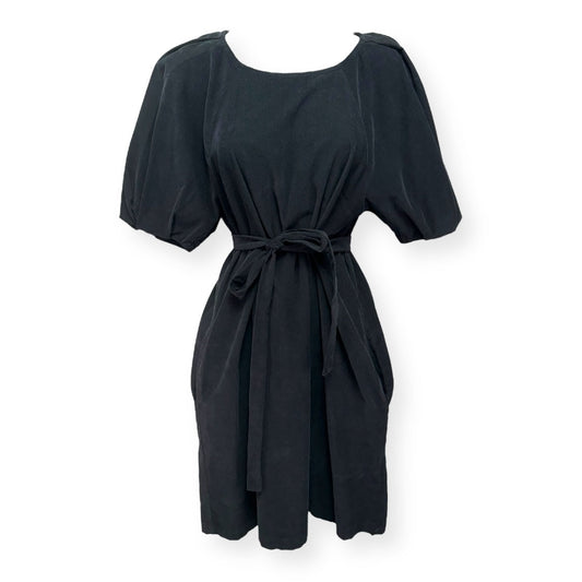 Black Dress Designer Velvet, Size L