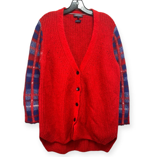 Sweater Cardigan By Tommy Hilfiger In Red, Size: S