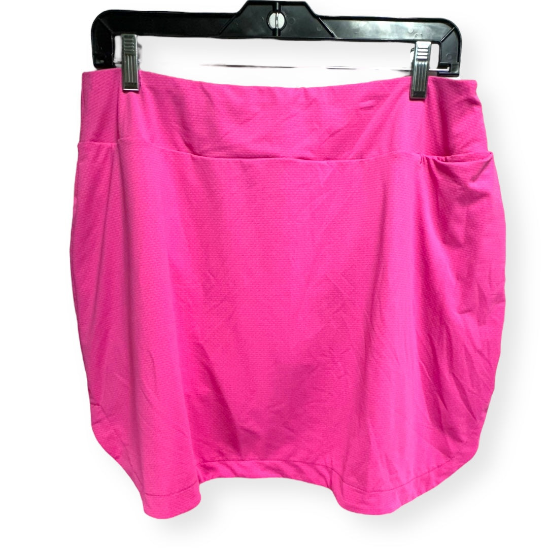 Pink Athletic Skort Gottex, Size Xl