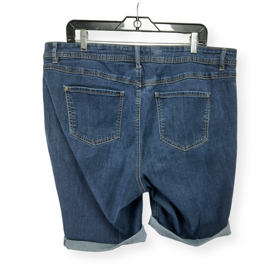 Blue Denim Shorts Cato, Size 18