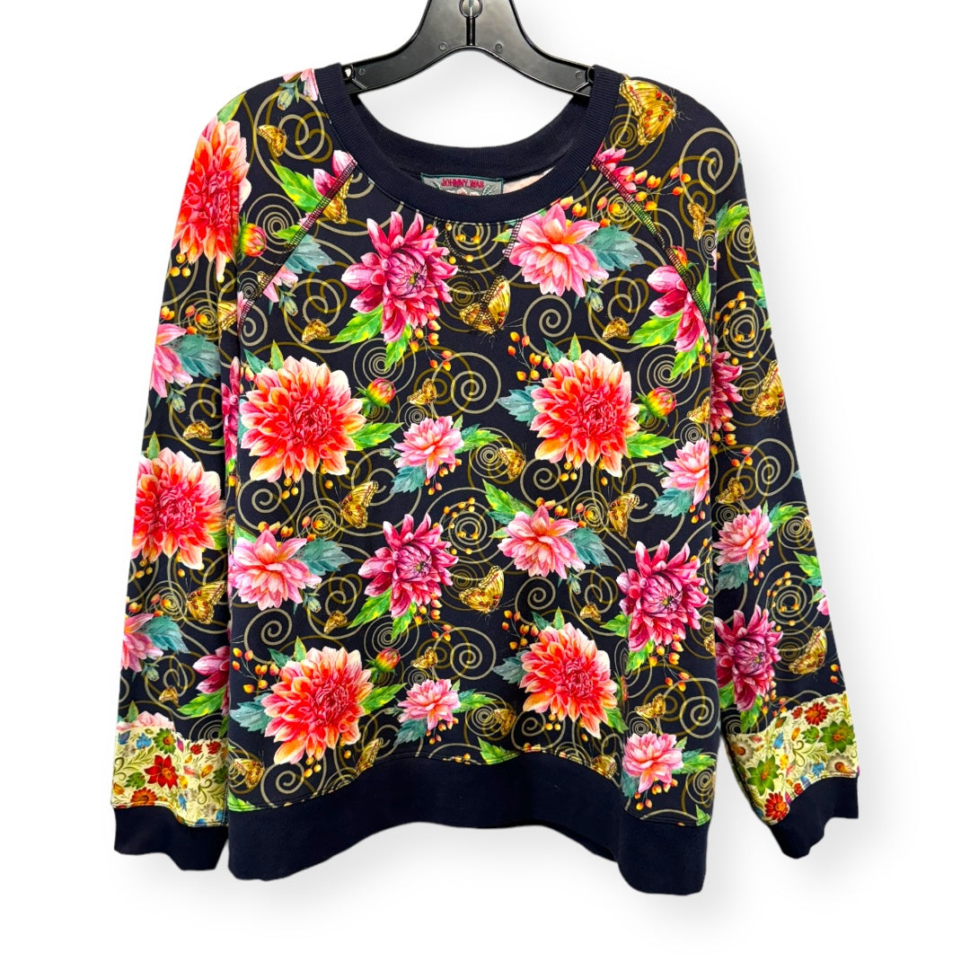 Floral Print Sweater Johnny Was, Size M