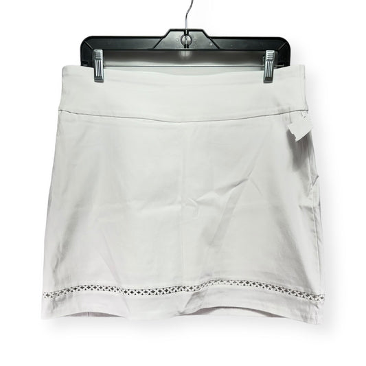 White Skirt Mini & Short Crown And Ivy, Size 8