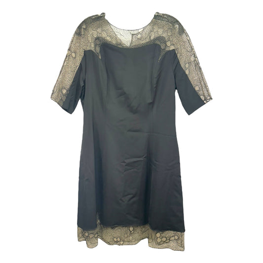 A-Line Lace Tulle Combo Dress Lela Rose, Size 16