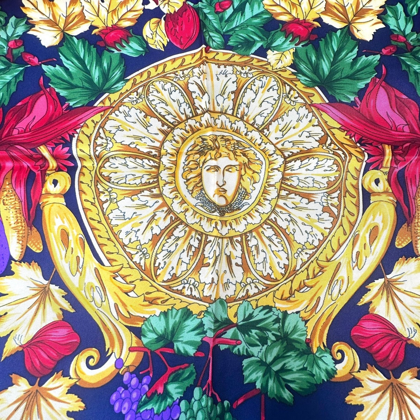 Barroco Silk Scarf 35” Luxury Designer Versace