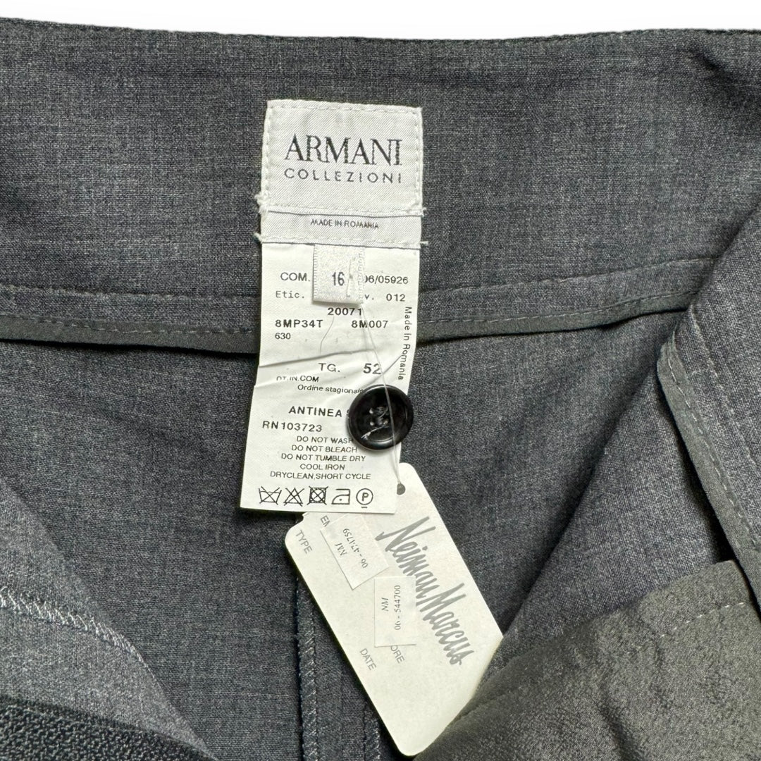 Grey Pants Designer Armani Collezoni, Size 16