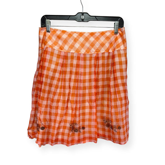 Orange Skirt Mini & Short Free People, Size 4