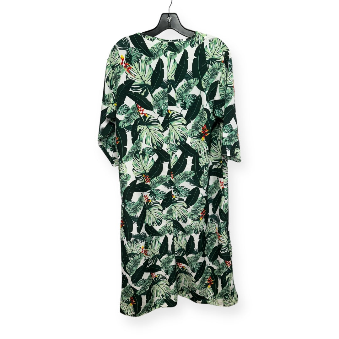 Tropical Print Swimwear Cover-up Rachel Zoe, Size Os