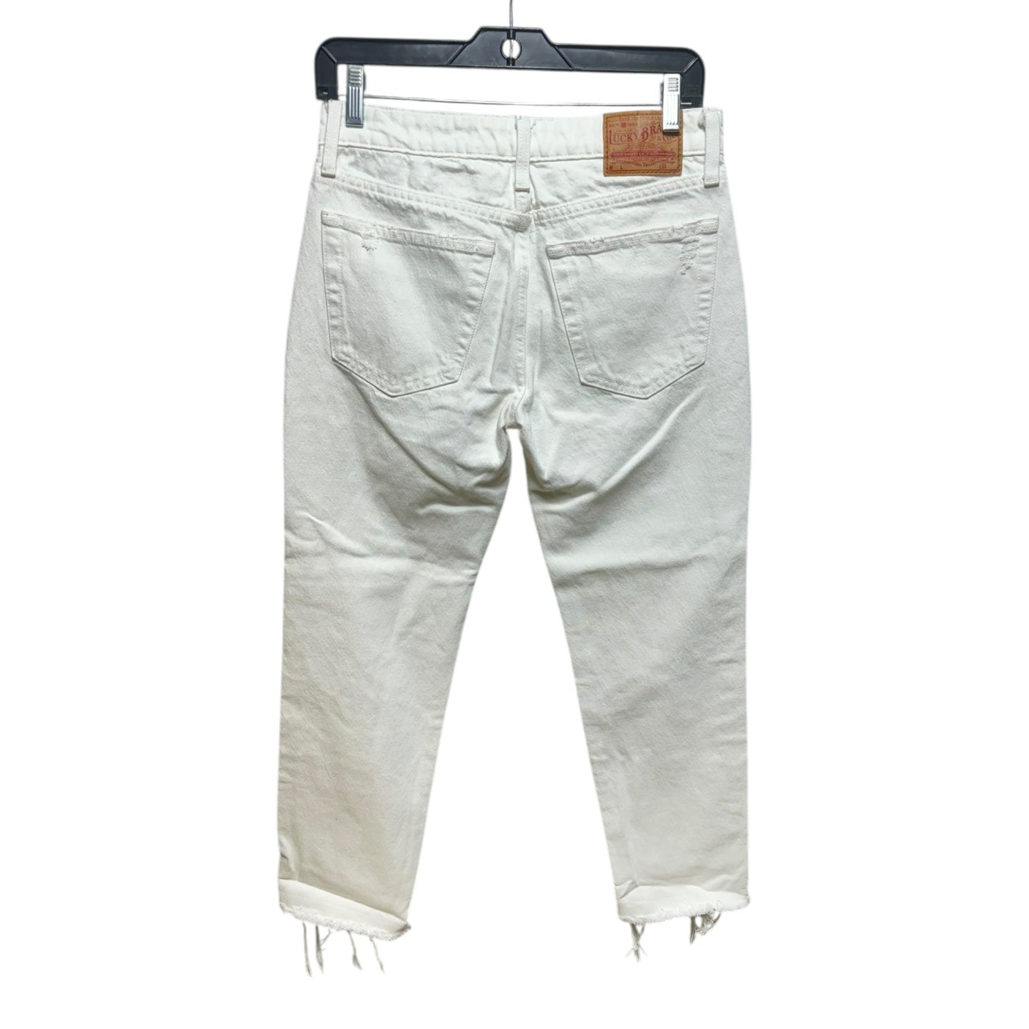 Jeans Cropped By Lucky Brand In White, Size: 2