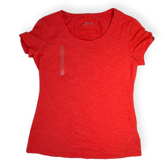 Red Athletic Top Short Sleeve Columbia, Size S