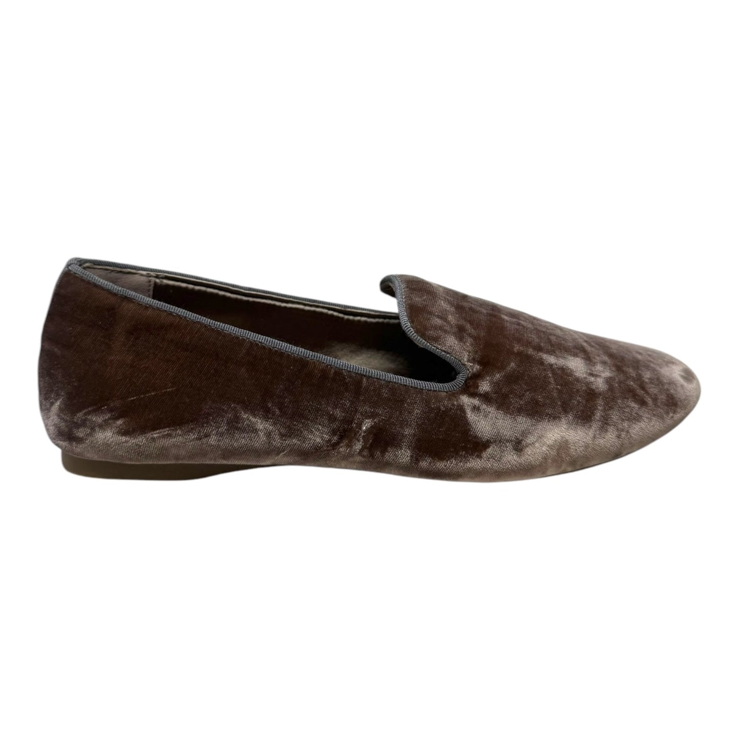 Velvet Shoes Flats By Birdies In Tan, Size: 8