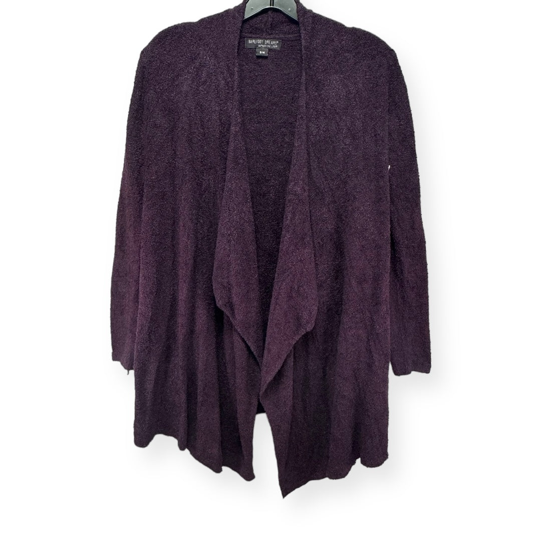 Sweater Cardigan By Barefoot Dreams In Purple, Size: M