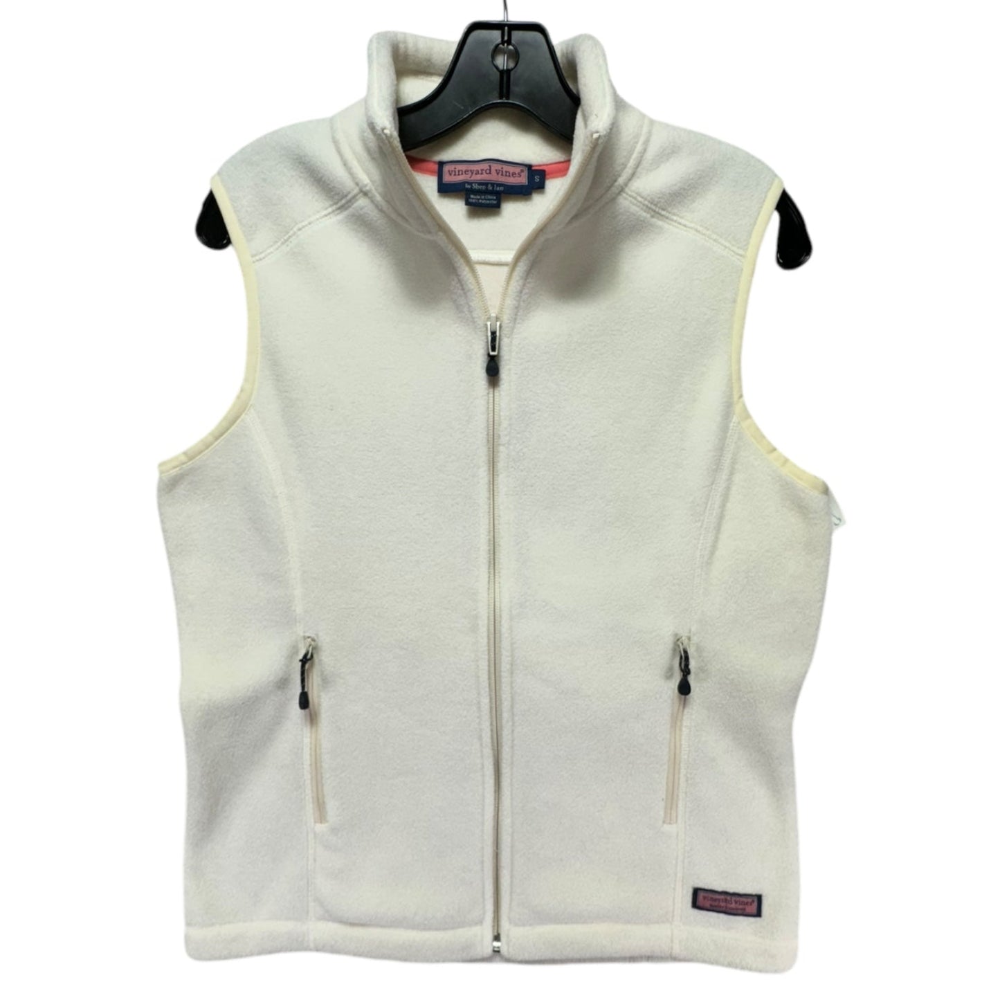 Vest Fleece By Vineyard Vines In Cream, Size: S