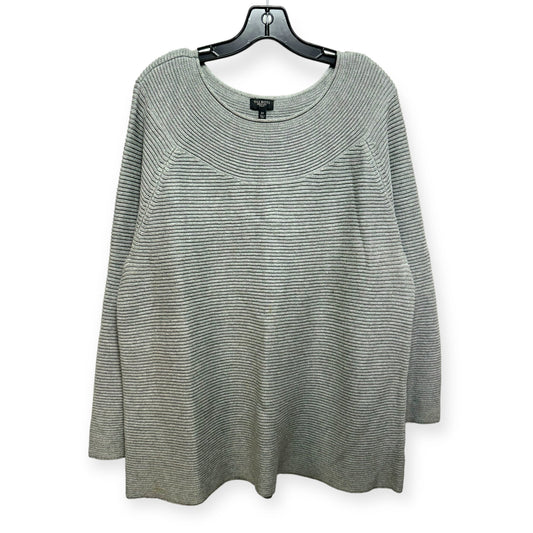 Sweater By Talbots In Grey, Size: 2x