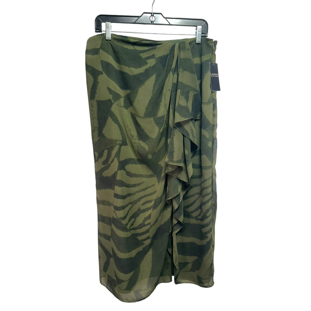 Skirt Maxi By Lauren By Ralph Lauren In Green, Size: 12