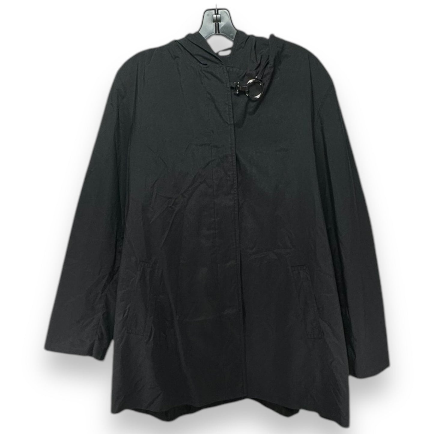 Jacket Windbreaker By London Fog In Black, Size: L