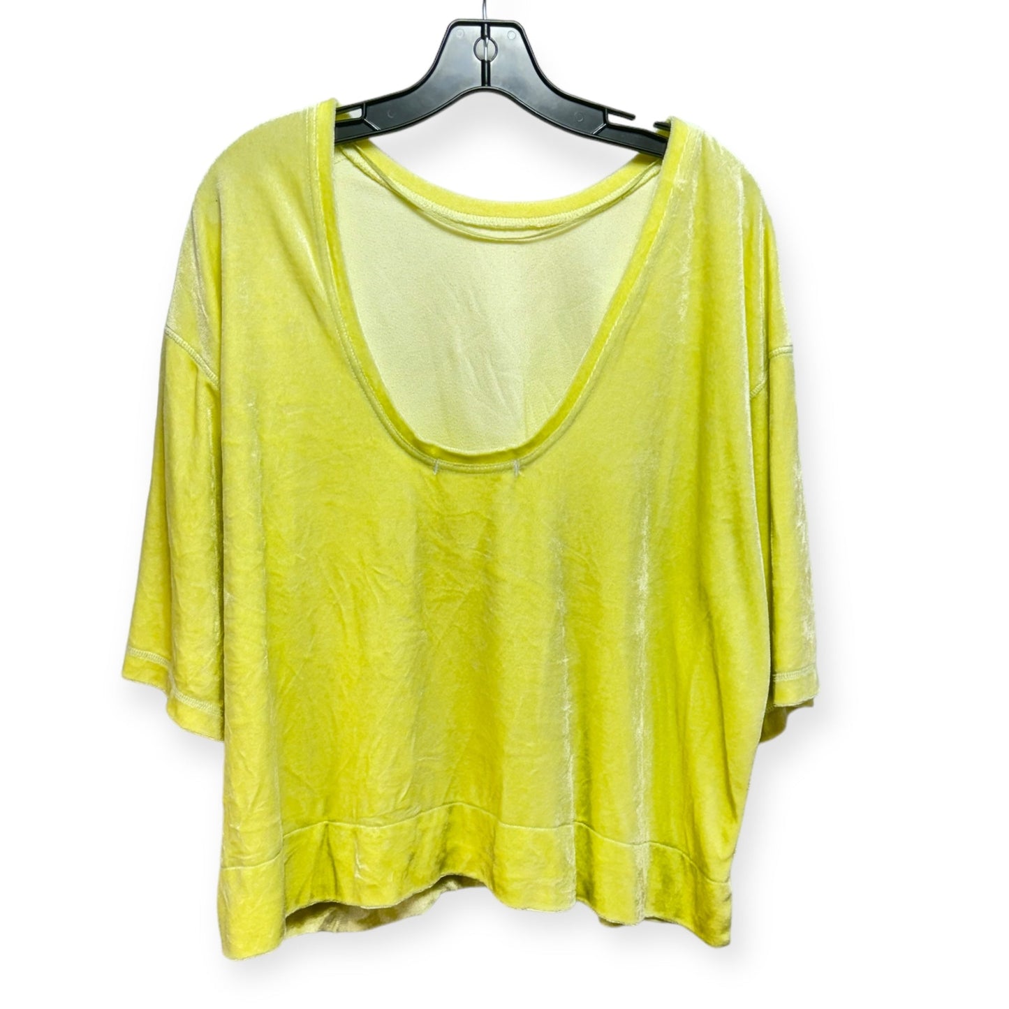 Valerie Velour Tee By We The Free In Lime Glo, Size: S