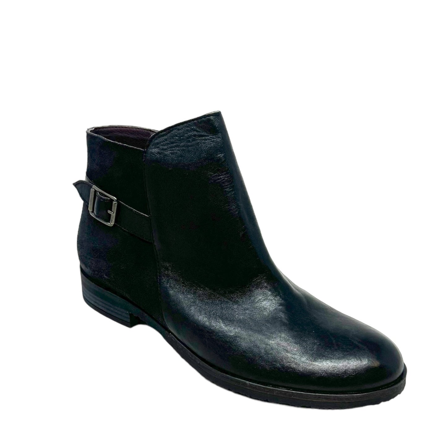 Leather Ankle Boots By Brako Anatomics Collection In Black, Size: 12