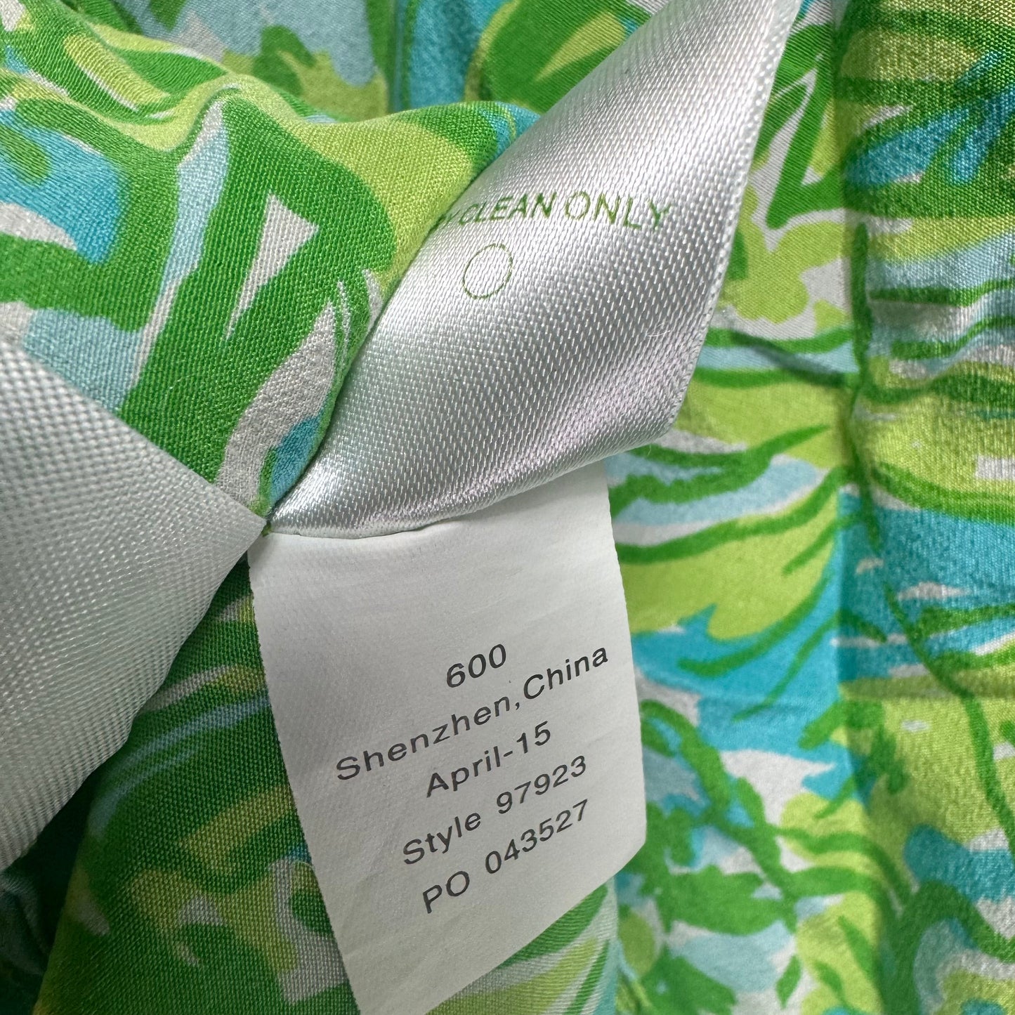 Silk Finn Top By Lilly Pulitzer In Fresh Citrus Green Parrot, Size: XS