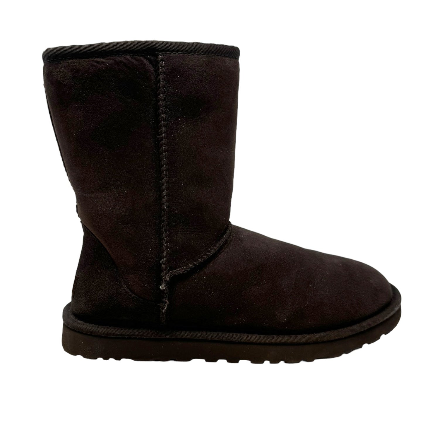 Classic Short Boots By Ugg In Brown, Size: 9