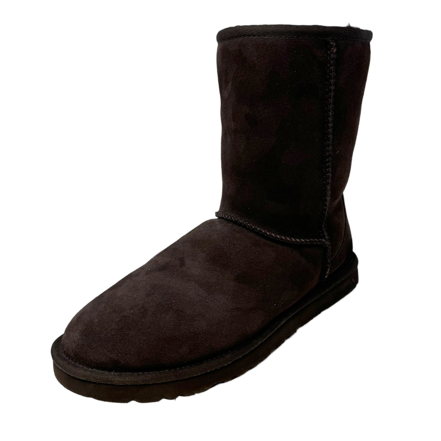 Classic Short Boots By Ugg In Brown, Size: 9