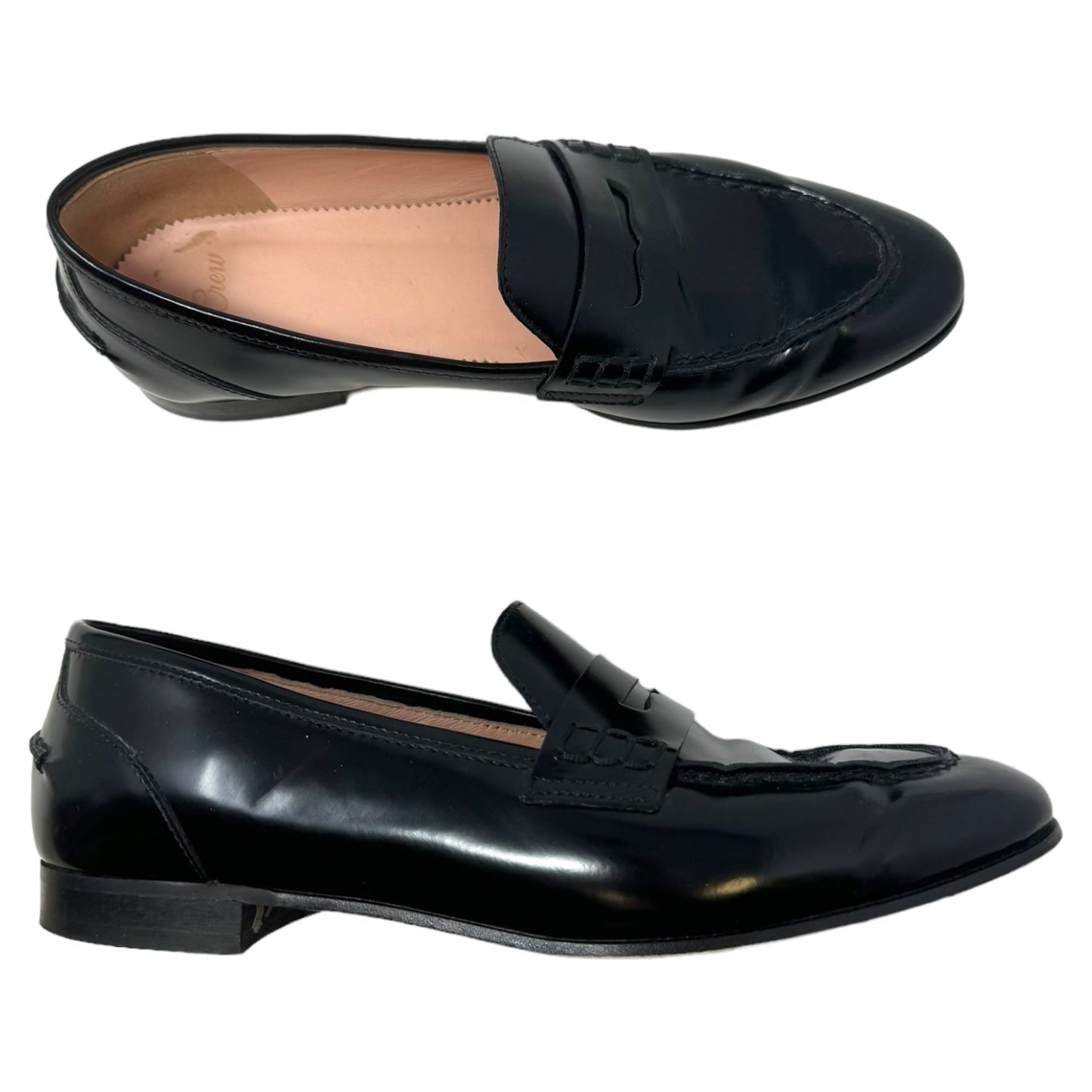 Penny Loafer Shoes Flats By J. Crew In Black, Size: 6