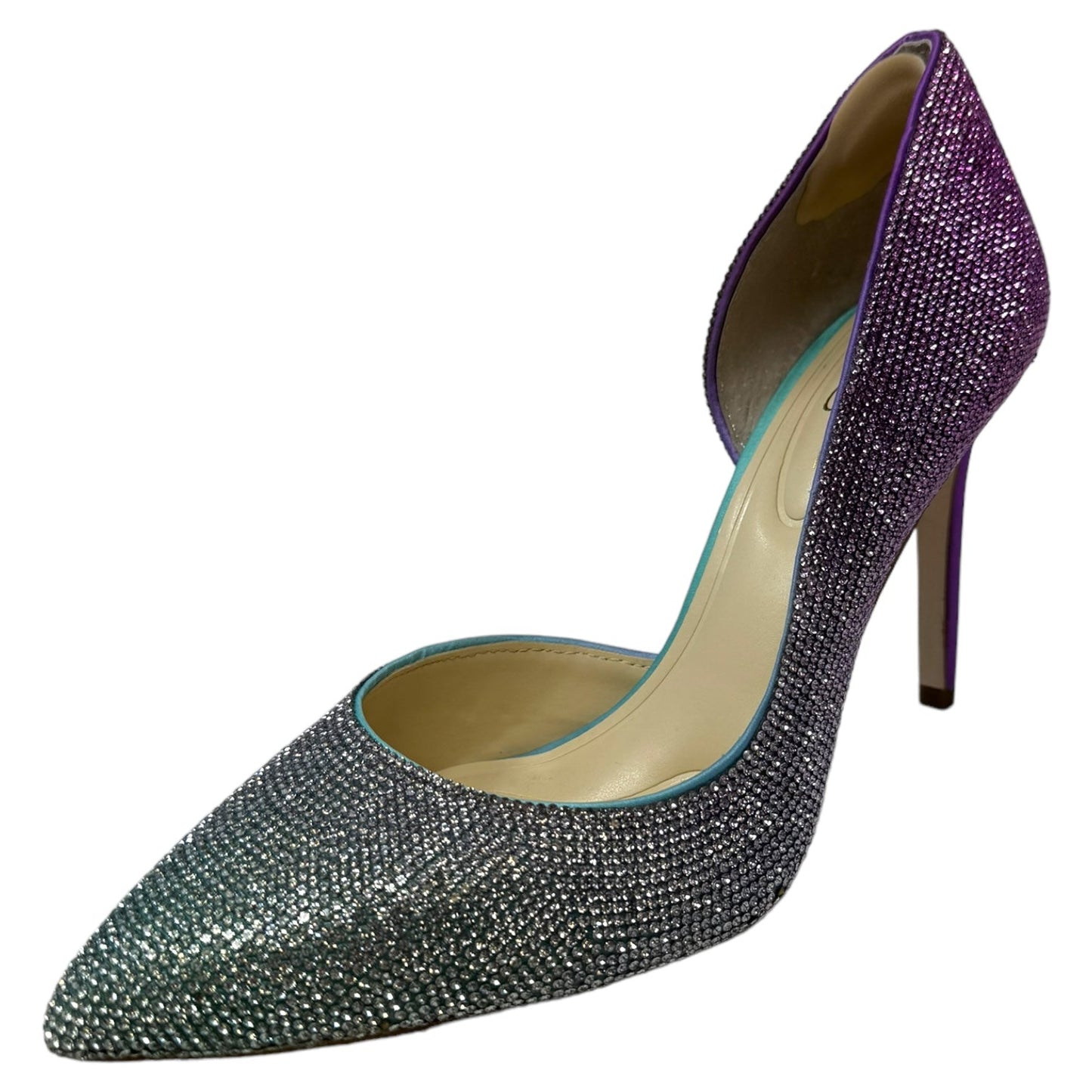 Prizma Half-d'Orsay Pump By Jessica Simpson In Ombré Jewel Encrusted, Size: 8.5