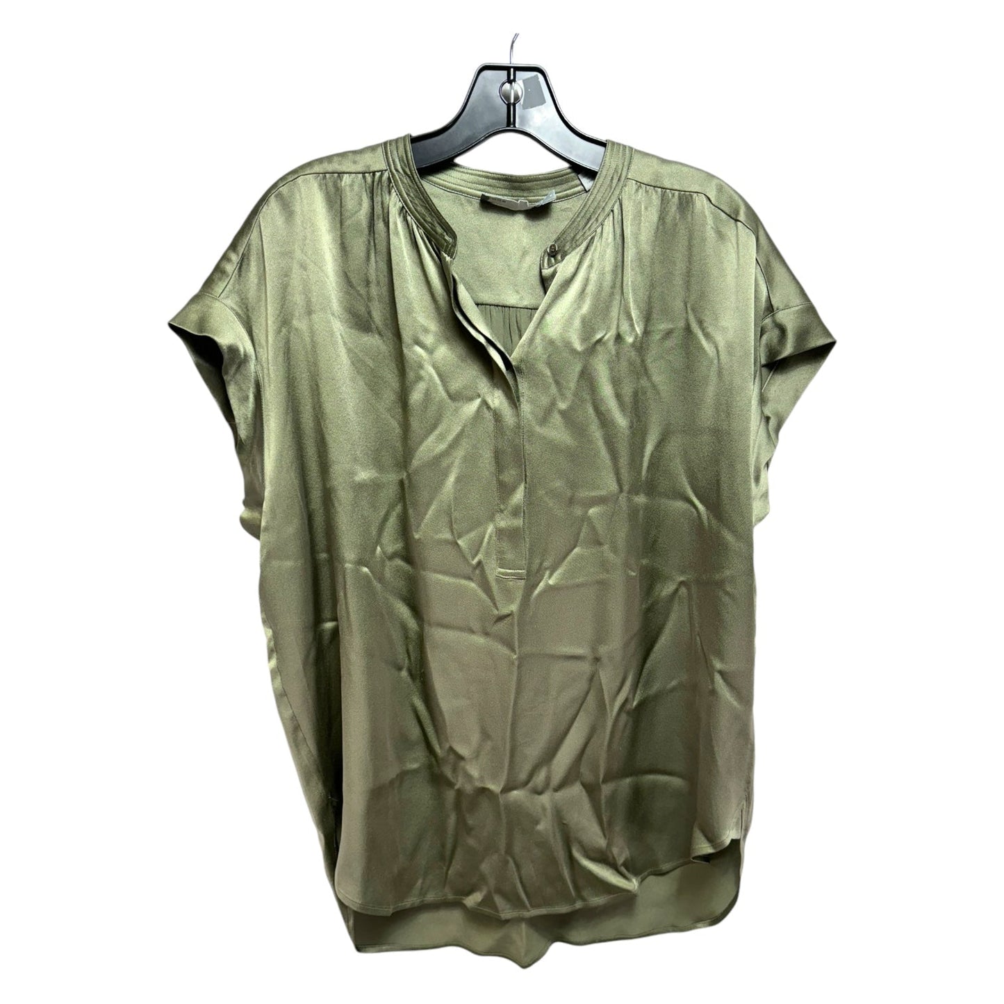 Top Short Sleeve Designer By Vince In Green, Size: Xs