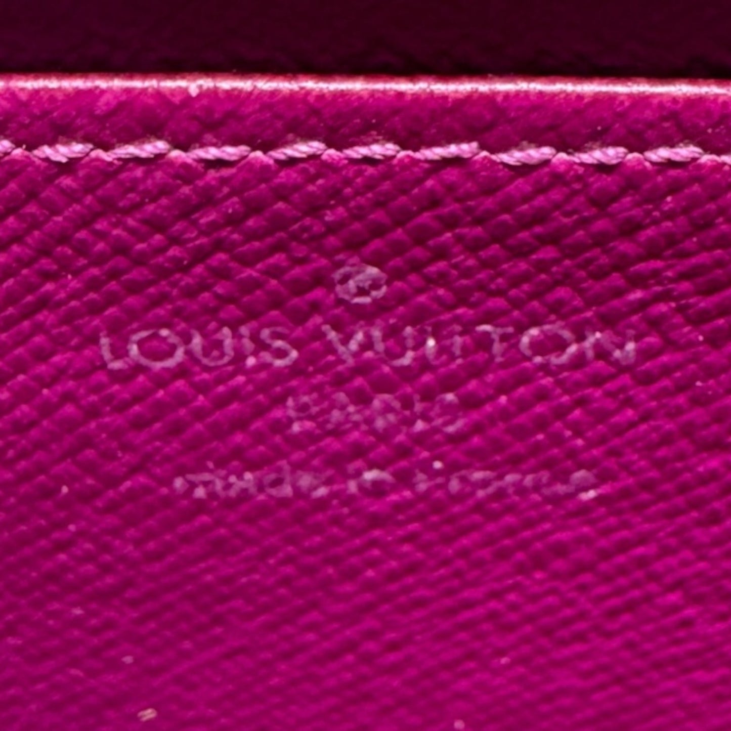 Astrid Wallet In Cassis Epi Leather Luxury Designer By Louis Vuitton, Size: Large