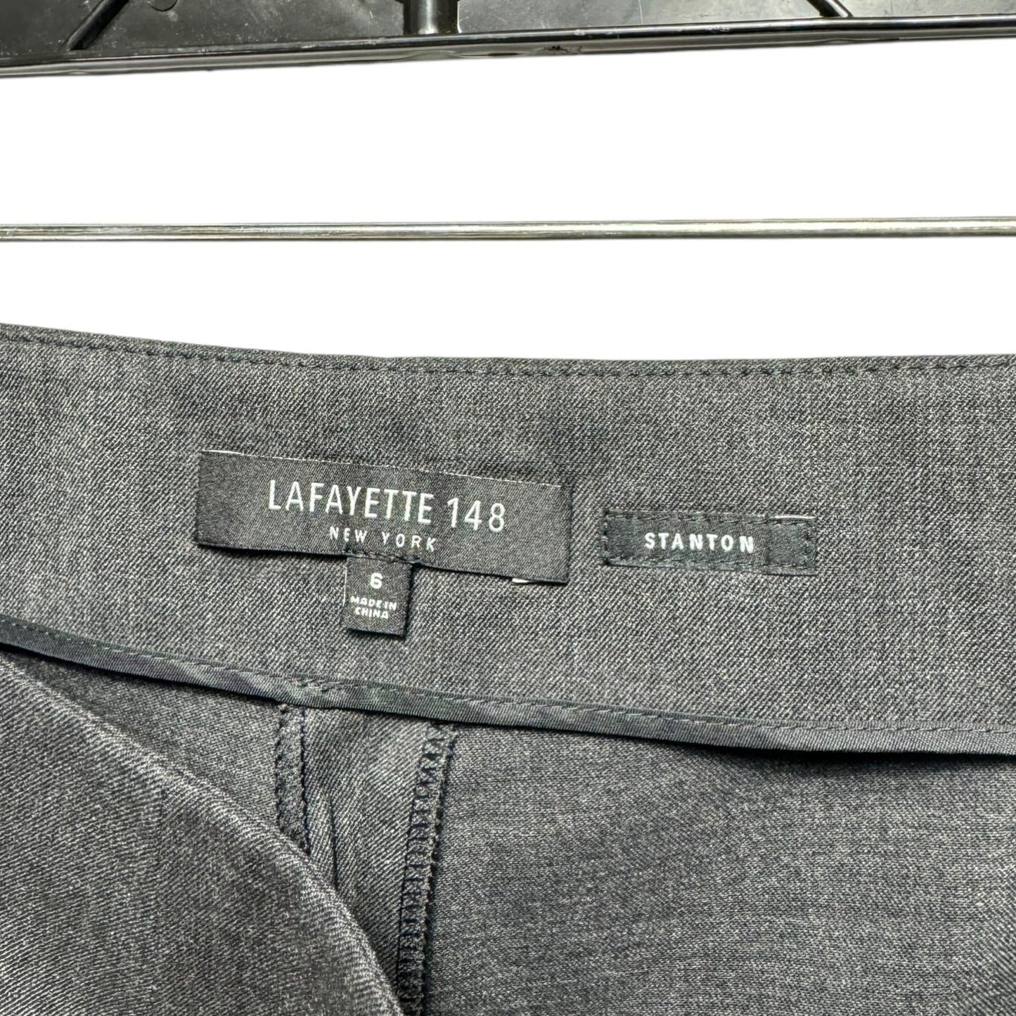 Pants Designer By Lafayette 148 In Grey, Size: 6