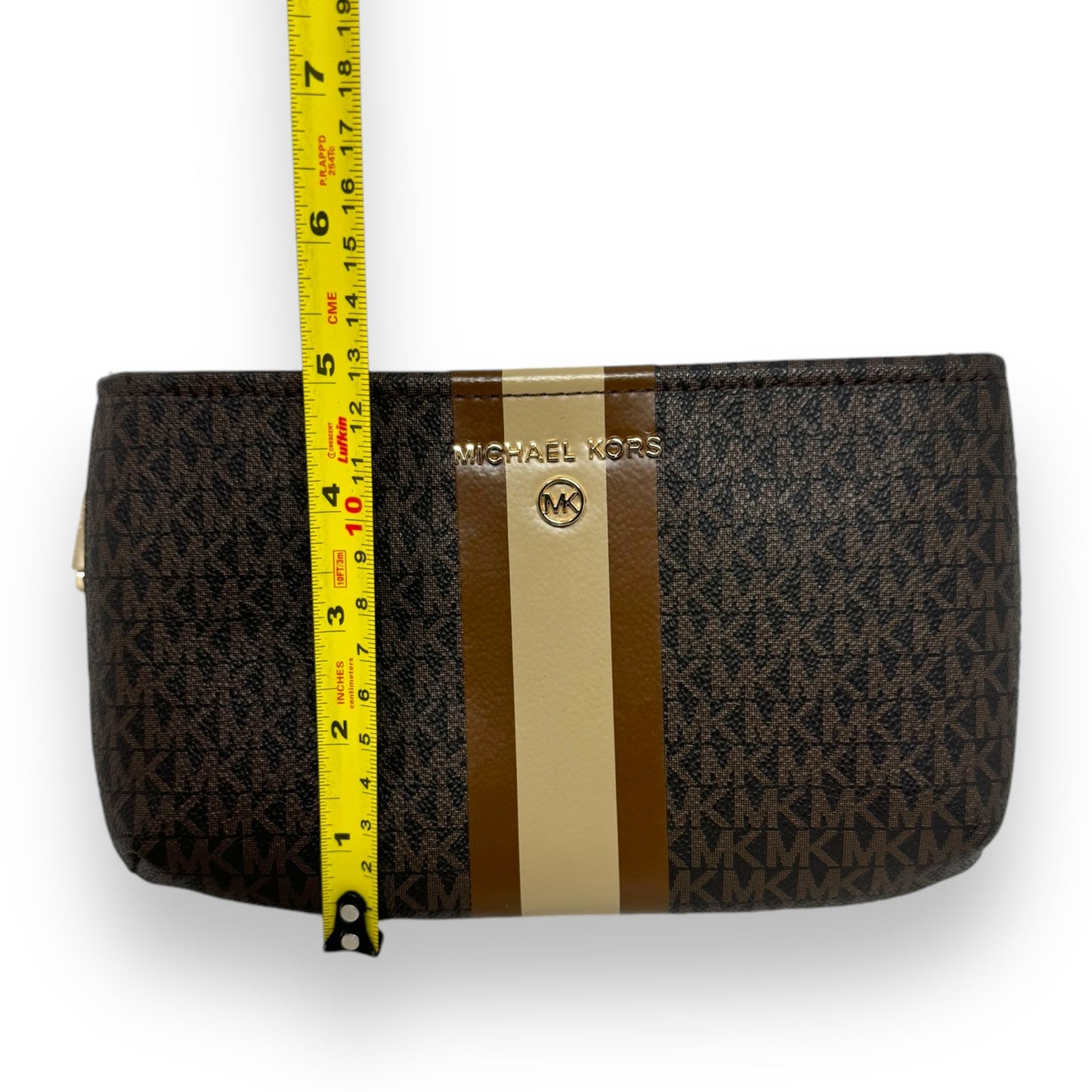 Logo Belt Bag With Stripe Designer By Michael By Michael Kors, Size: Small