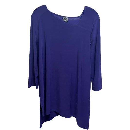 Parachute Hem Tunic By Clara Sunwoo In Purple, Size: L