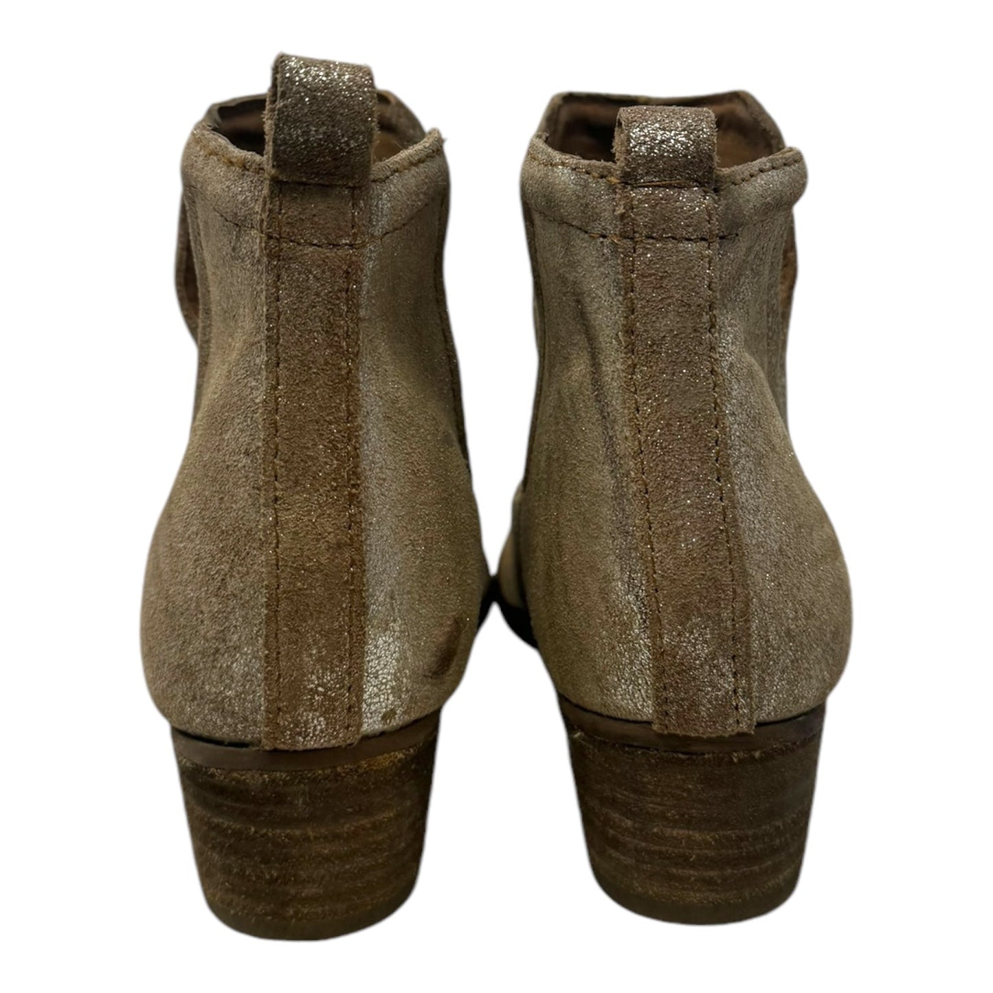 Skyler Cutout Ankle Booties By Diba True In Gold, Size: 6.5